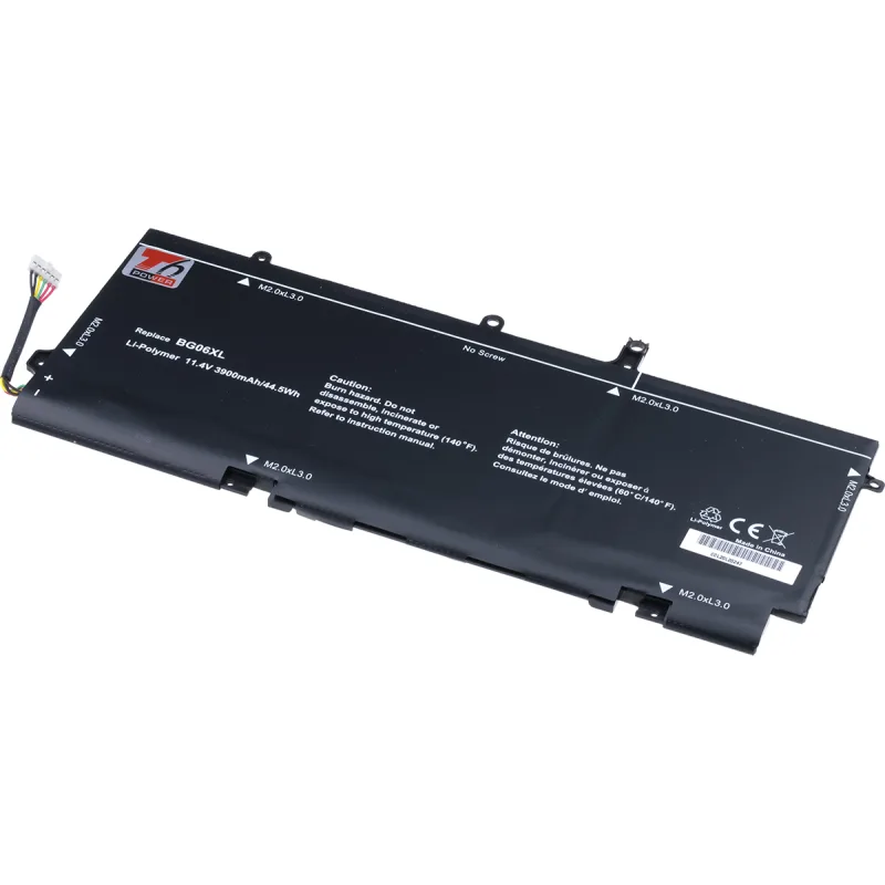 Baterie T6 Power pro HP EliteBook Folio 1040 G3, 3900mAh, 44Wh, 6cell, Li-pol NBHP0172