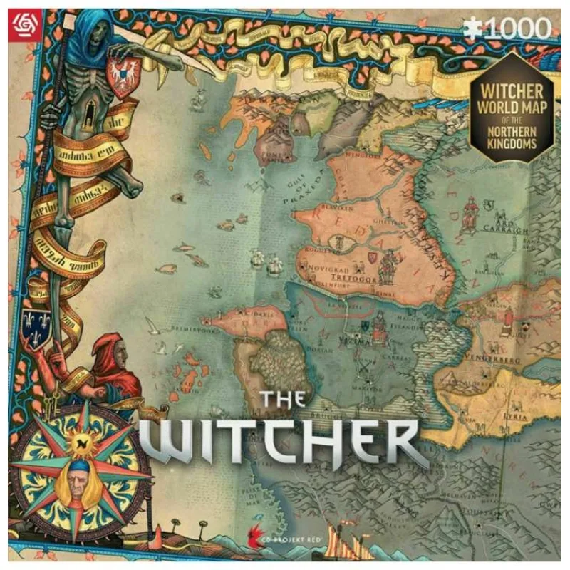 GLO GAMING PUZZLE: THE WITCHER 3 NORTHERN KINGDOMS (5908305242994)