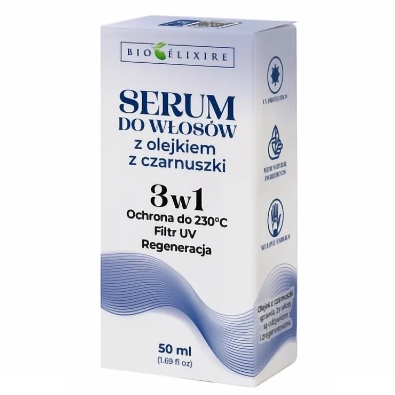 BIOELIXIRE sérum na vlasy s olejom z čiernej rasce 3v1 50ml