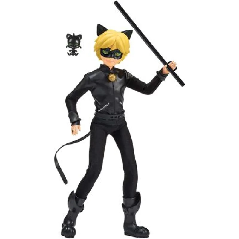 Bandai Kouzelná Beruška – Panenka Černý kocour 26 cm