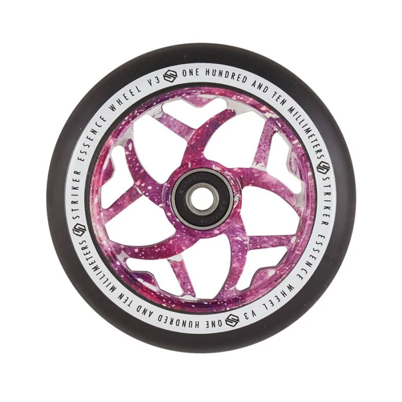 Striker Essence V3 Black 110mm Wheel - Purple Galaxy