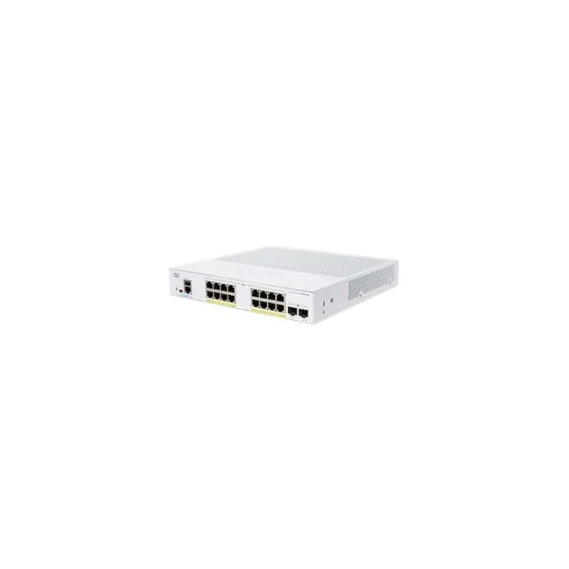 Cisco switch CBS350-16P-2G-EU (16xGbE,2xSFP,16xPoE+,120W,fanless) - REFRESH (CBS350-16P-2G-EU-RF)