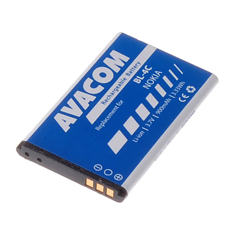 AVACOM baterie do mobilu Nokia 6300 Li-Ion 3,7V 900mAh (náhrada BL-4C) GSNO-BL4C-S900A