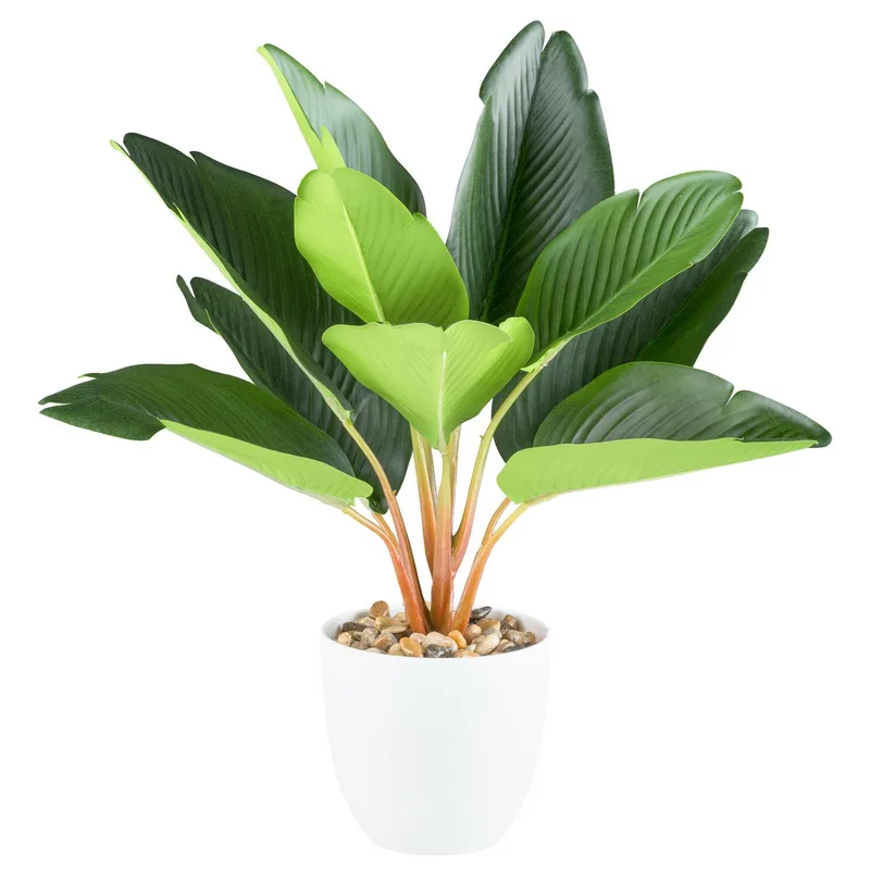 Umelá kvetina Strelitzia v kvetináči, 35cm