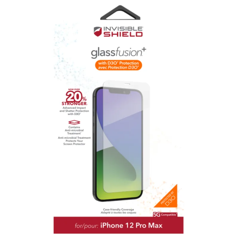 INVISIBLESHIELD ZAGG Invisible Shield Fusion + D3O hybridní sklo iPhone 12 Pro Max 200307928