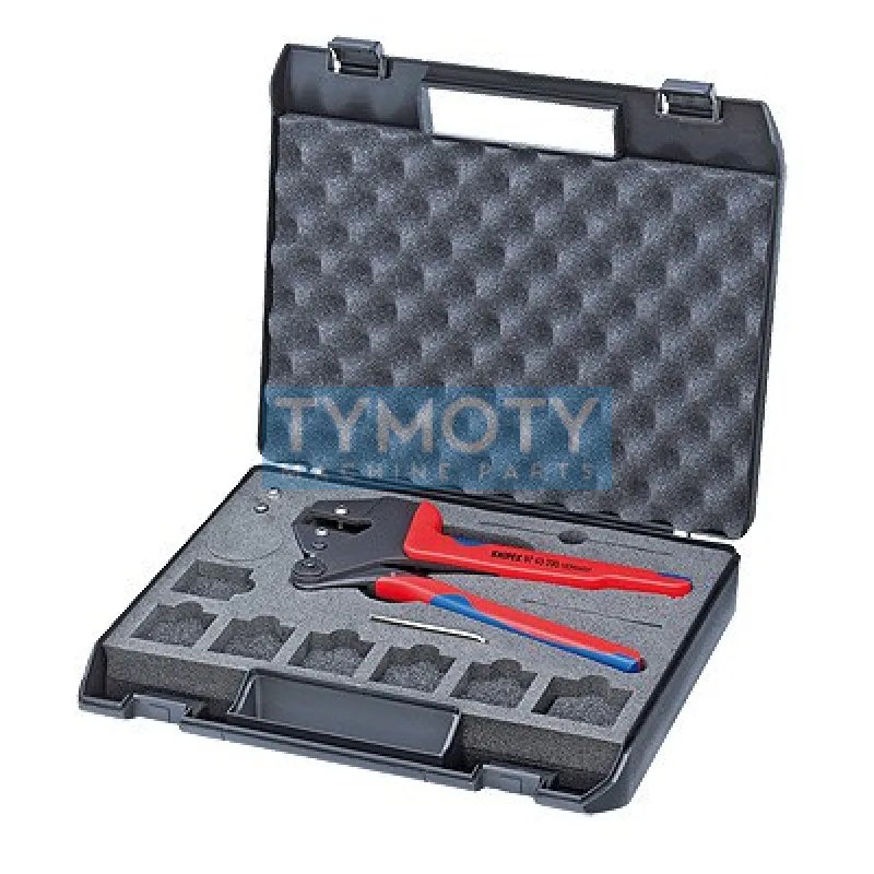KNIPEX 97 43 200 Viacúčelové systémové lisovacie kliešte, viaczložkové návleky