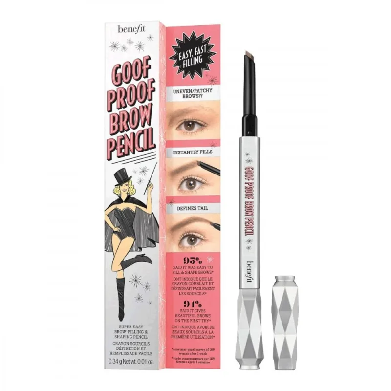 Benefit, Goof Proof Brow Pencil ceruzka na obočie 3 Warm Light Brown 0,34 g