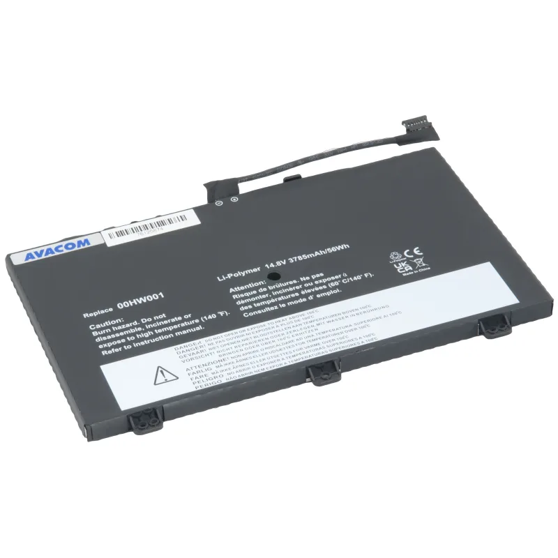 Baterie AVACOM pro Lenovo ThinkPad S3 Yoga 14 Series Li-Pol 14,8V 3785mAh 56Wh NOLE-YS3-72P