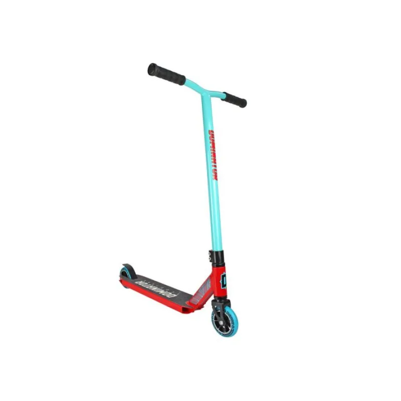Freestylová kolobežka Dominator Ranger Scooter - Turquiose / Red
