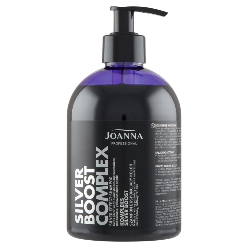 Joanna Professional, šampón na posilnenie farby Silver Boost Complex 500g