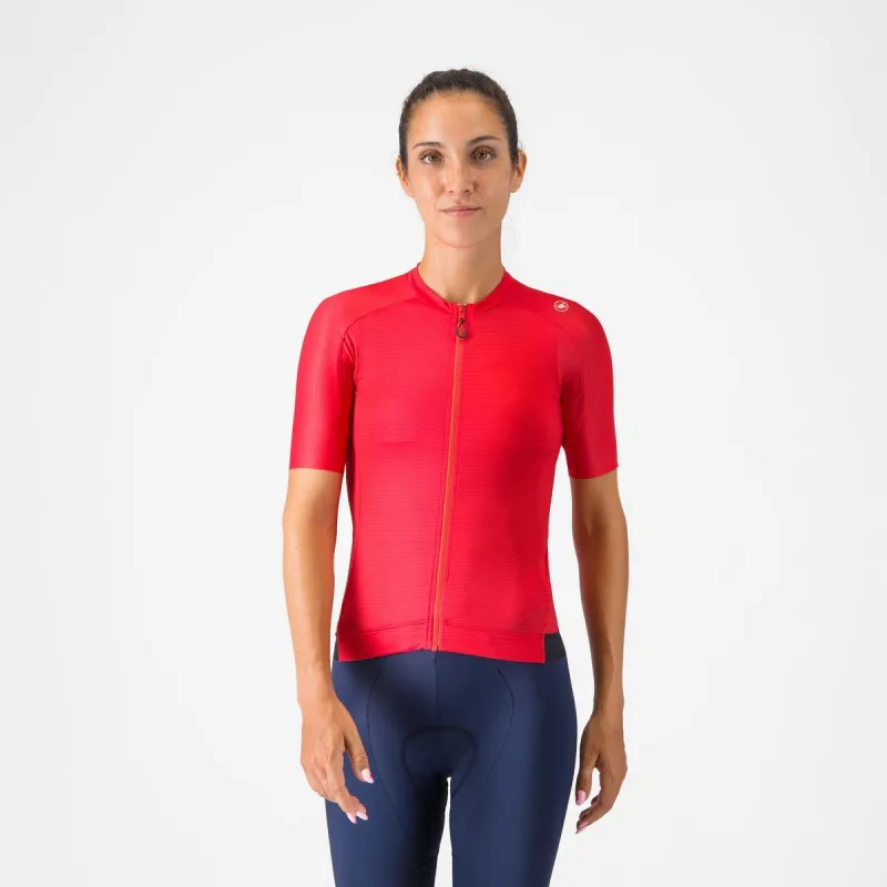 Cyklistický dres dámský Castelli Espresso hubiscus