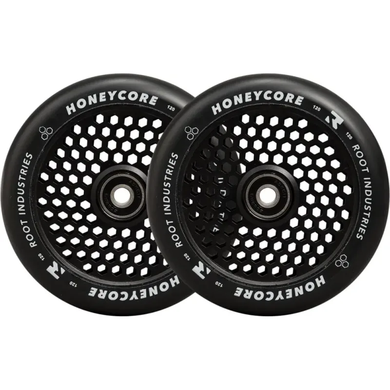 Root Honeycore Black 120mm Pro Scooter Wheels 2-Pack Black