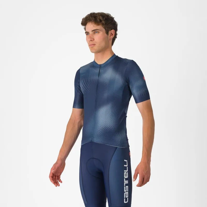 Cyklistický dres Castelli Vortice belgian blue