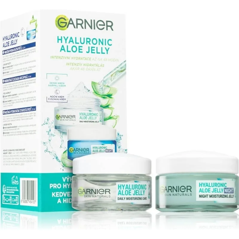 Garnier Denný a nočný pleťový gél Hyaluronic Aloe Jelly, 100 ml