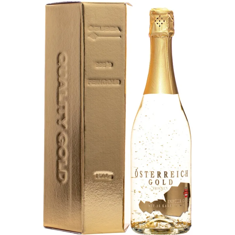 Österreich Gold 23k zlato v kartóniku 9,5% 0,75l