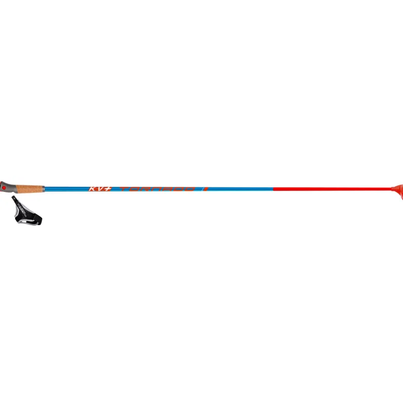 Dětské běžecké hole KV+ Tornado JR Blue 30% Carbon 2023/24