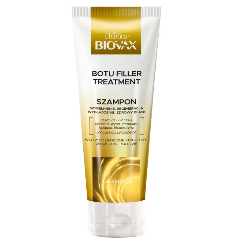 BIOVAX, Glamour Botu Filler Treatment vyplňujúci a vyhladzujúci šampón 200ml