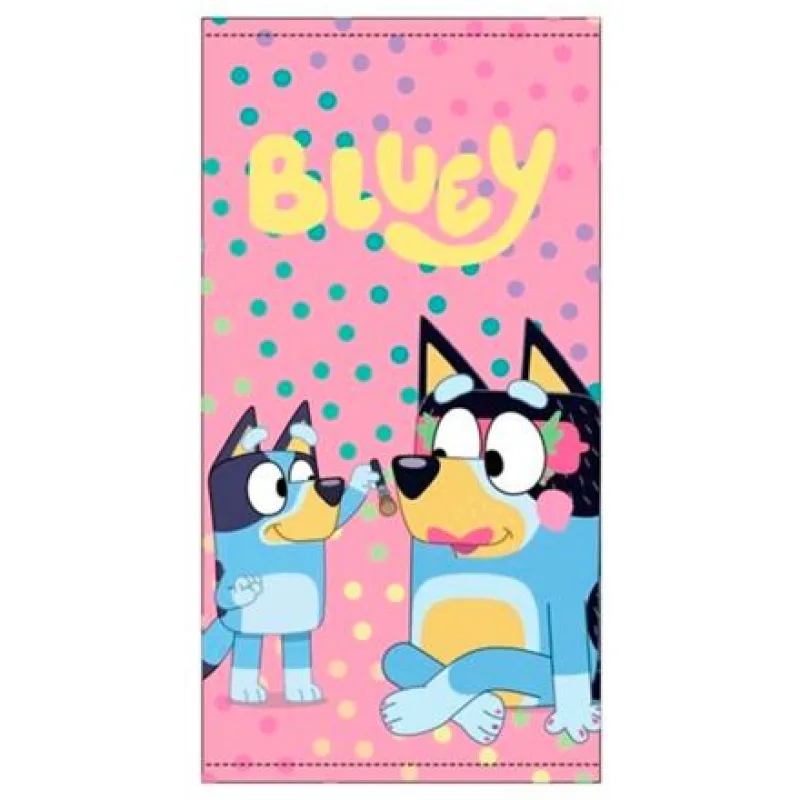 Bluey osuška růžová 70 x 140 cm