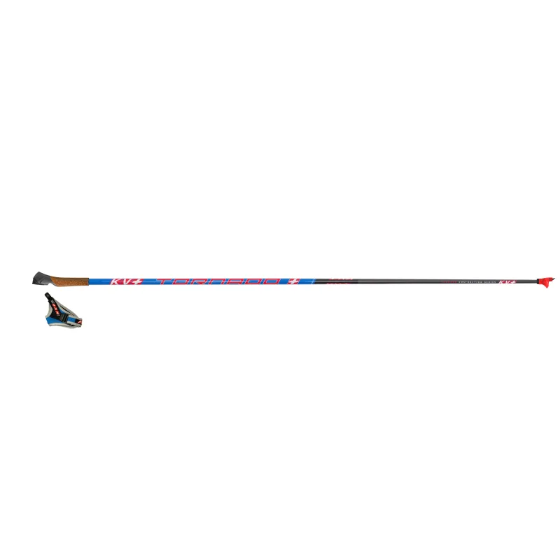 Běžecké hole KV+ Tornado blue kit QCD 2022/23