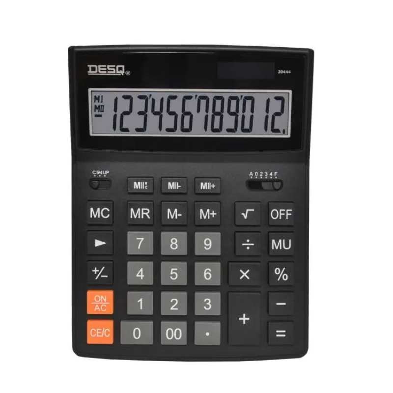 Kalkulačka DESQ XXL, čierna (30444)