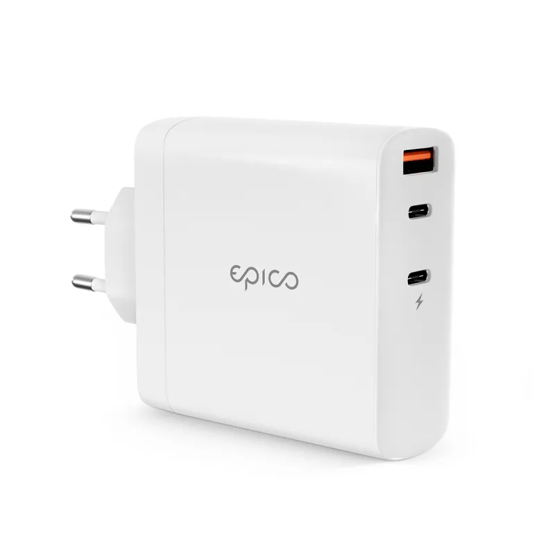 Epico 140W GaN síťová nabíječka - bílá 9915101100142