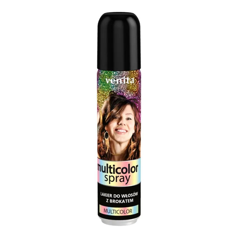 Venita, Lak na vlasy s trblietkami Multicolor 75ml