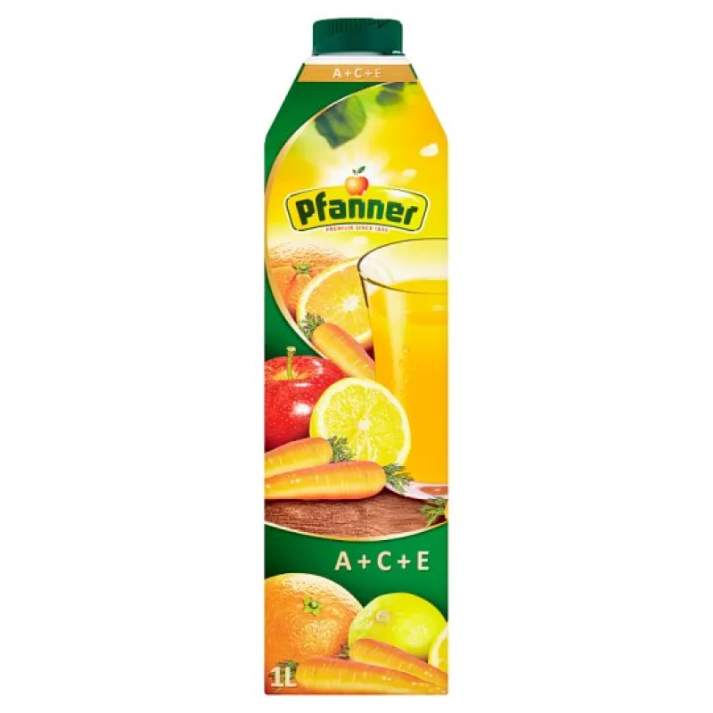 Pfanner A,C,E ovocný nápoj s mrkvou 30% 1l