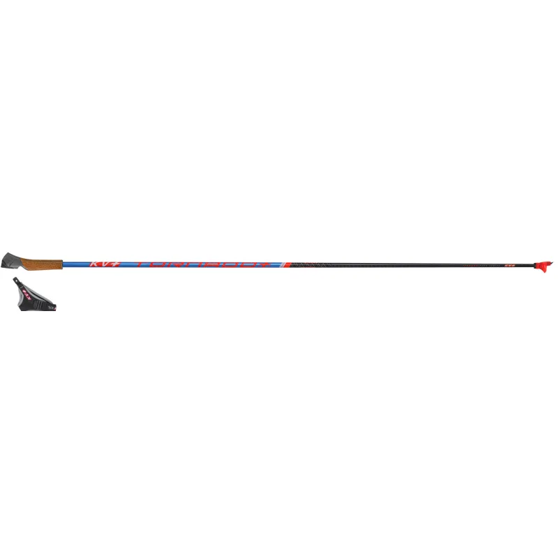 Dětské běžecké hole KV+ Tornado plus junior quick 80% carbon 2023/24