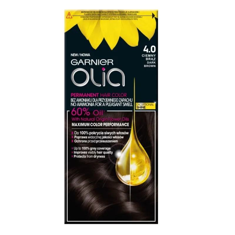 Garnier Olia vlasy dye 4.0 Dark Brown