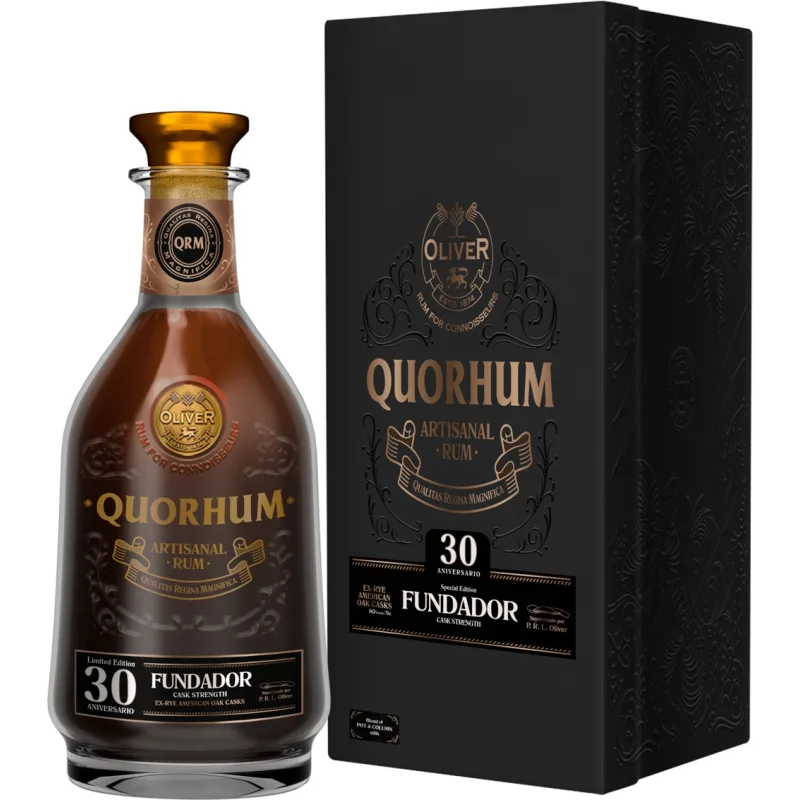 Ron Quorhum Fundador 30 40% 0,7 l (kazeta)