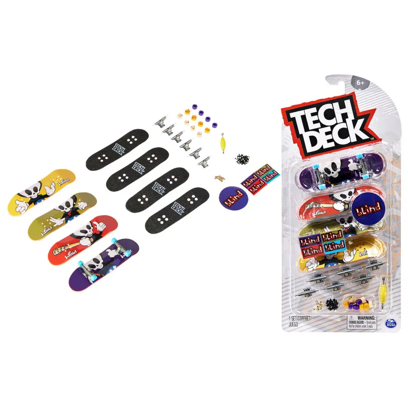 TECH DECK Fingerboard 4 Pack Blind skateboards
