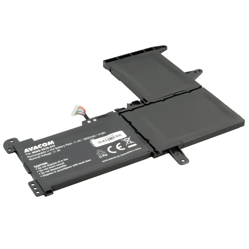 Baterie AVACOM pro Asus VivoBook X510 S510 Li-Pol 11,4V 3600mAh 41Wh NOAS-X510-41P