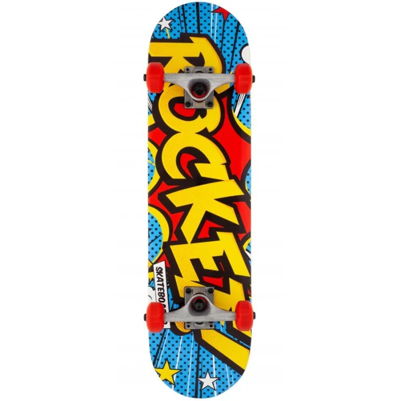 Rocket 7.5" Skateboard - Popart Mini