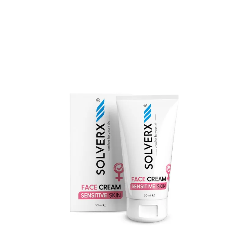 SOLVERX, Krém na citlivú pleť pre ženy 50ml