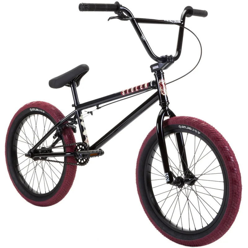 Stolen Casino 20'' 2022 BMX Freestyle Bike Black/Blood Red