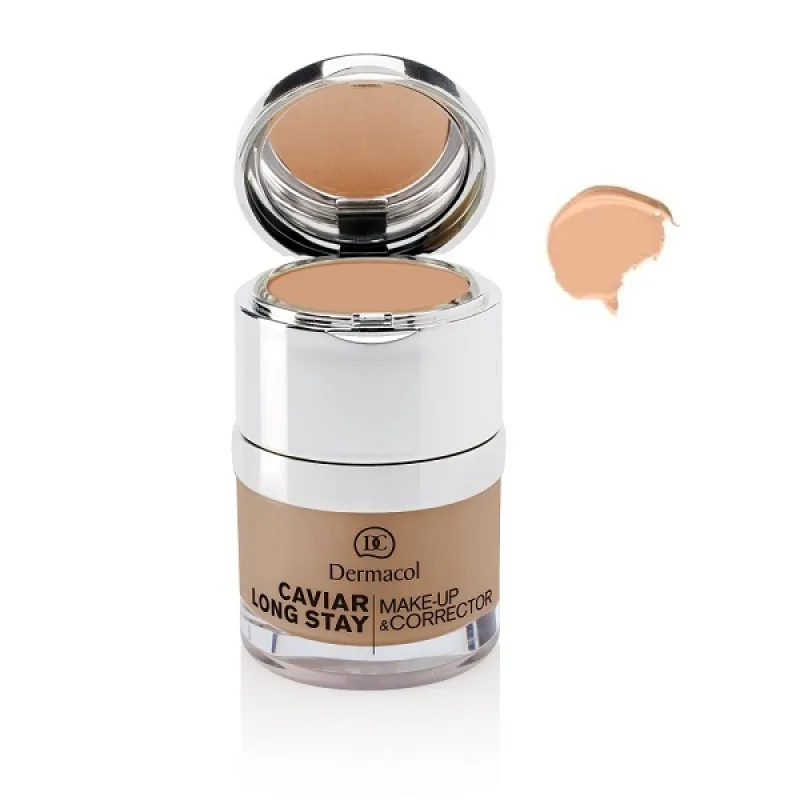 Dermacol, Caviar Long Stay Make-Up & Corrector podkladový krém s korektorom 01 Pale 30ml
