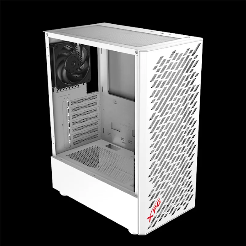 Adata XPG VALOR AIR/Midi Tower/Transpar./Bílá VALORAIRMT-WHCWW