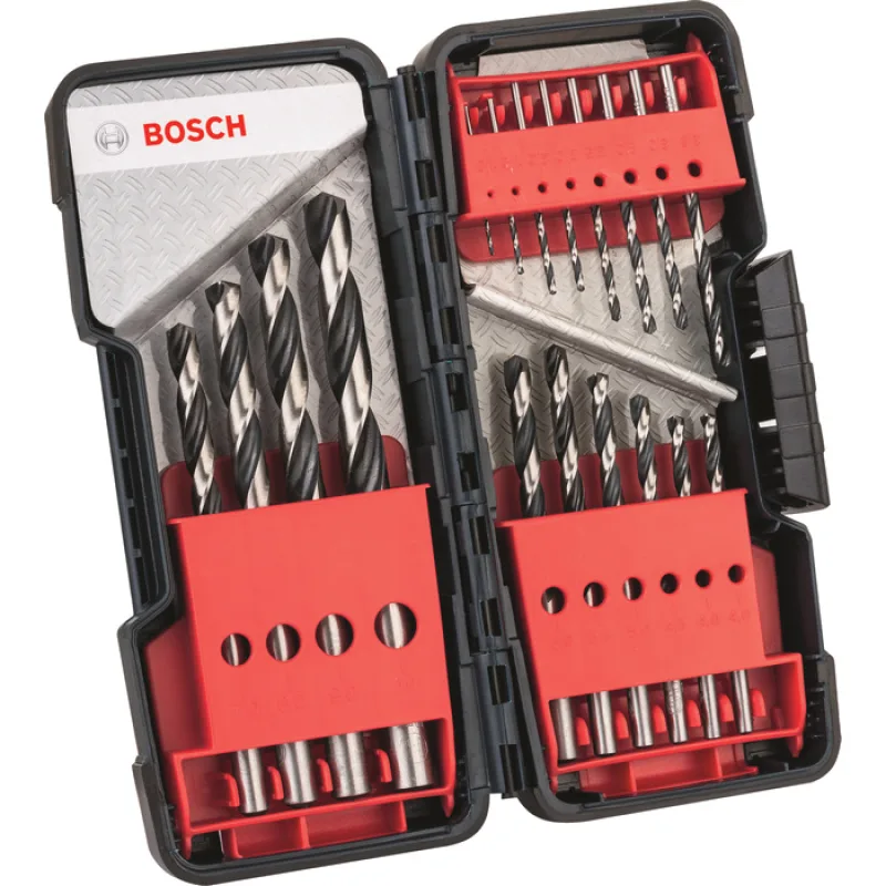 Sada vrtákov BOSCH HSS PointTeQ 18ks