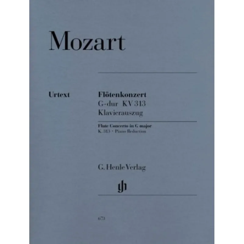 G. Henle Verlag Concerto for Flute and Orchestra G major KV 313