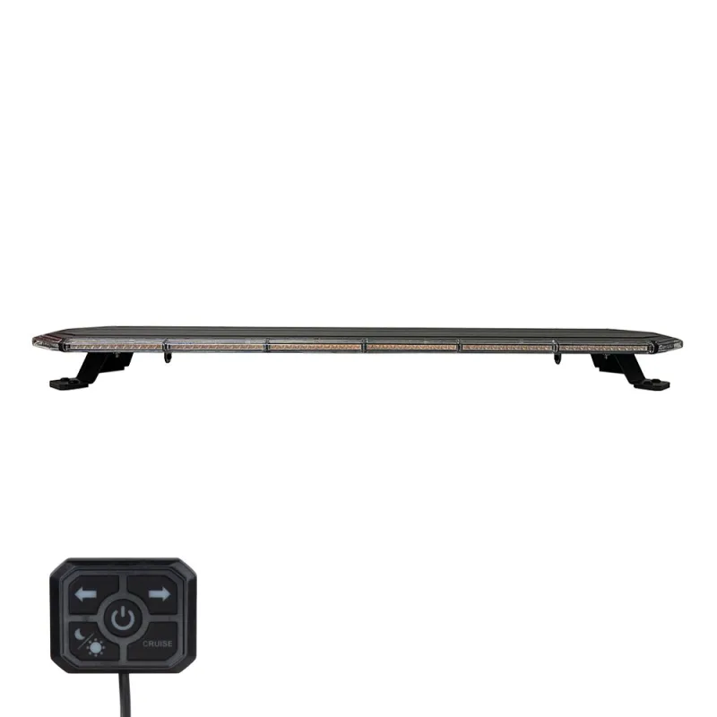 SLIM LED rampa 1070mm, oranžová, 12-24V, 36+144LED, ECE R65 sre5slim-1070