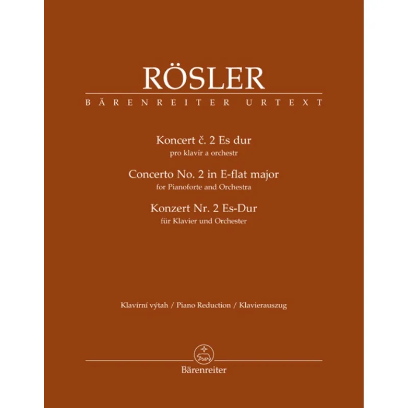 Bärenreiter Koncert č. 2 Es dur pro klavír a orchestr