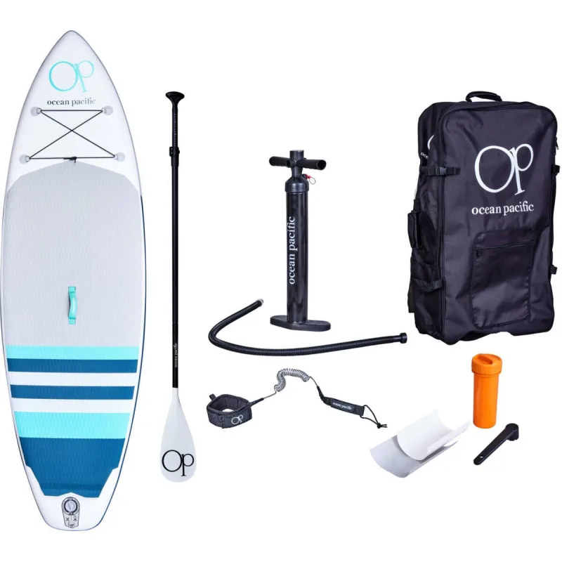 Ocean Pacific Sunset All Round 9'6 White/Grey/Teal + príslušenstvo