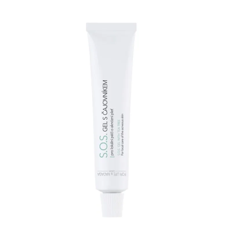 For Life & Madaga S.O.S. Gel s čajovníkem - Pro péči o aknózní pleť 18 ml
