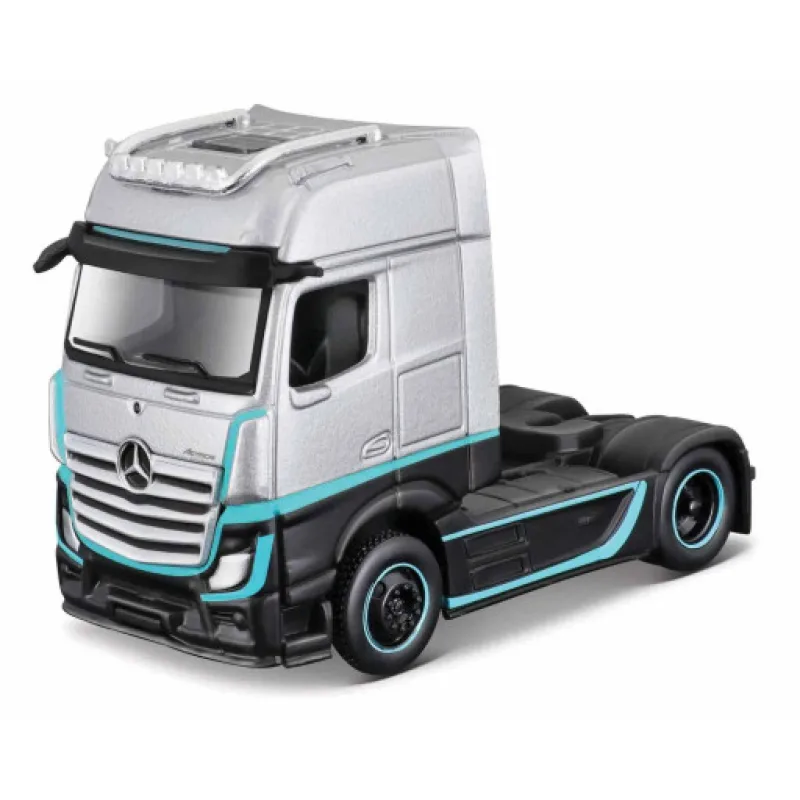 Maisto Custom Rigs, Mercedes-Benz Actros 1851, stříbrno-černá, 1:64