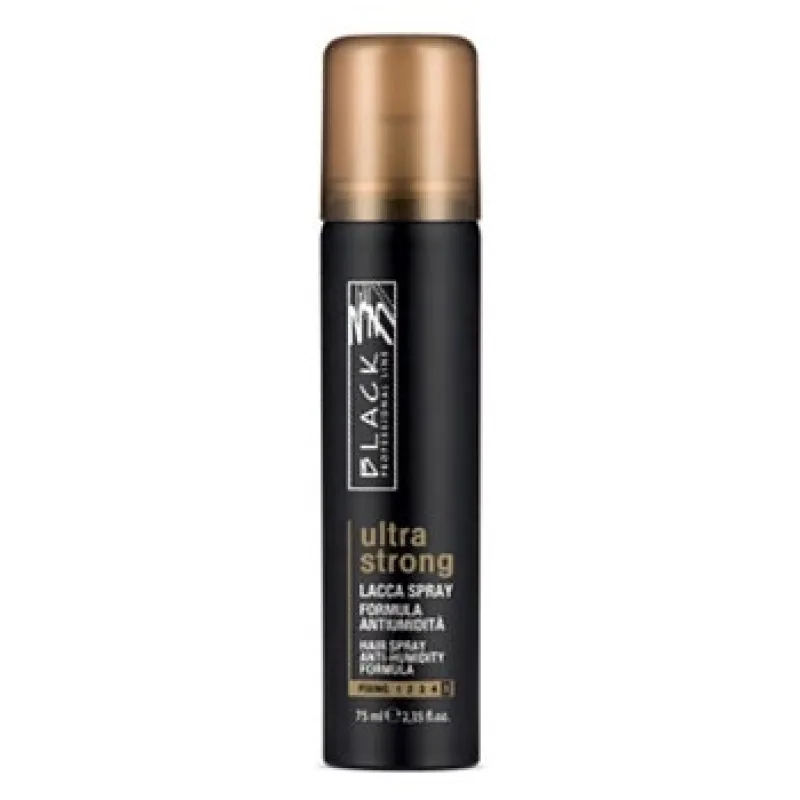 BLACK Styling Ultra Strong Hair Spray - ultra silne tužiaci lak na vlasy 75ml