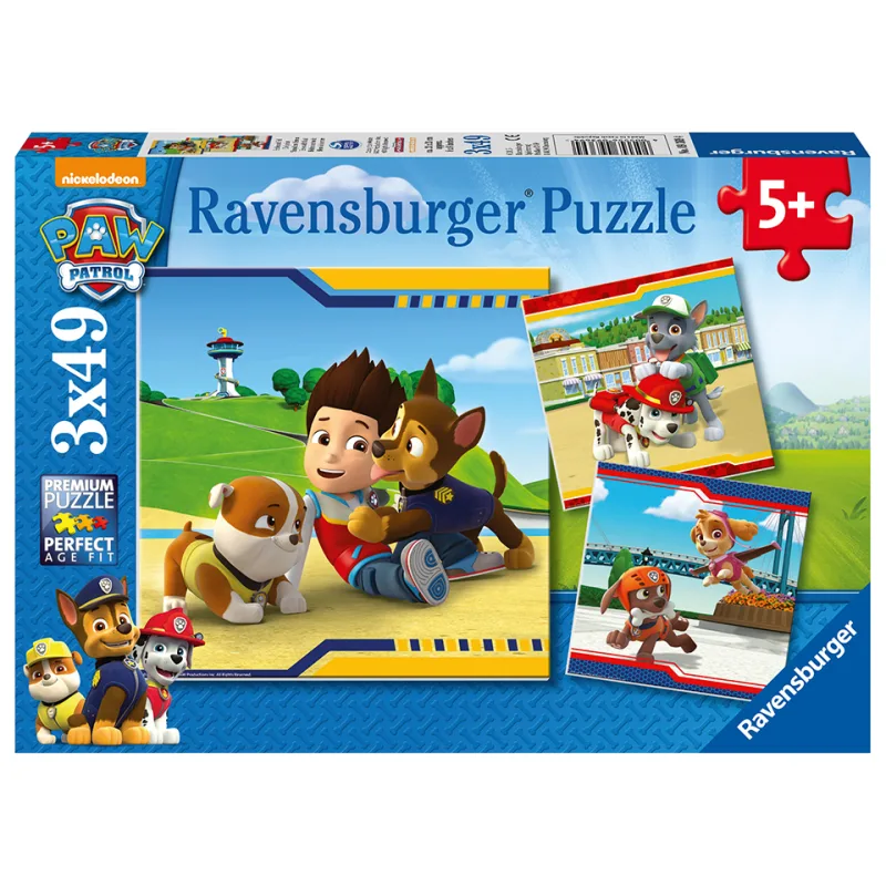 Ravensburger Tlapková patrola 3x49 kusov