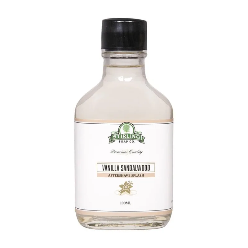 STIRLING Soap Company Voda po holení STIRLING Aftershave splash Vanilla sandalwood 100 ml