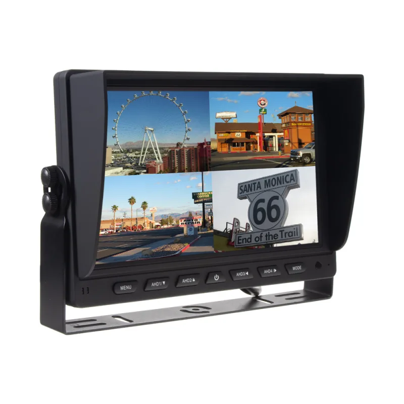 AHD monitor 9" s kvadrátorem a s 4x4PIN vstupy sv902qAHD