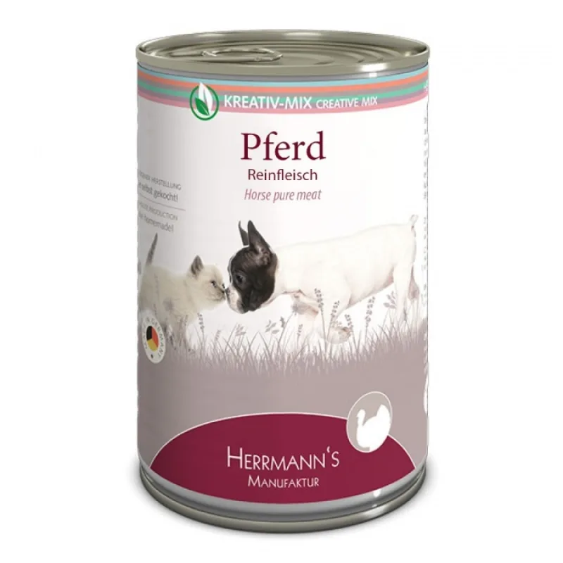 Herrmanns BIO Konské mäso, konzerva 400 g