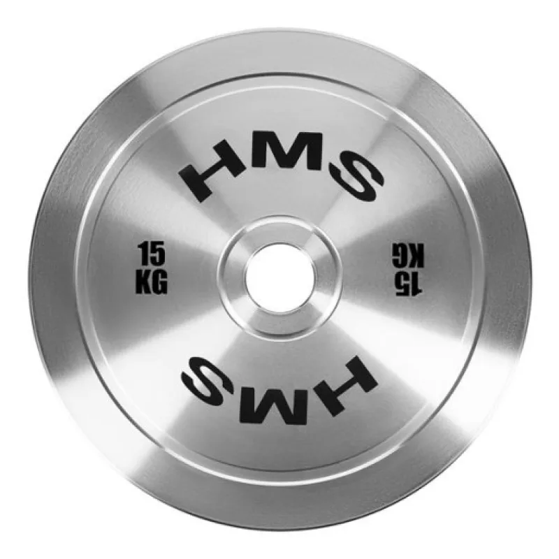 Ocelový olympijský kotouč HMS TOS150, 15 kg